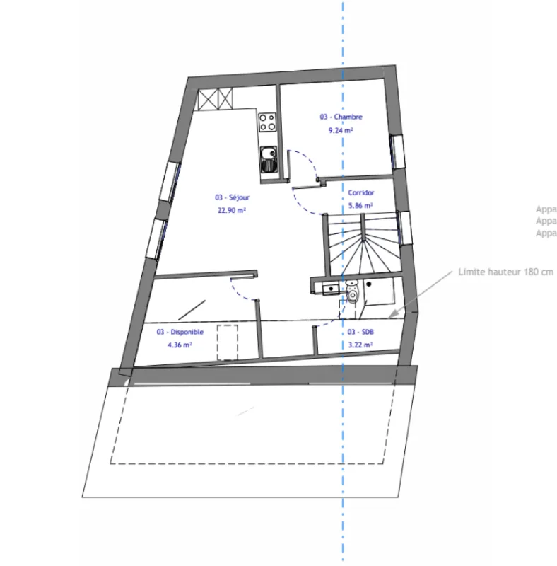 Vex - Charmant 3.5 pièces rénové en attique au coeur du village – photo 7 sur 7