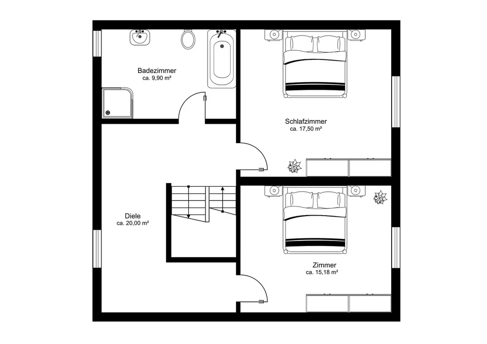 Hausgefühl statt Wohnung - Wohnen über drei Etagen – Foto 12 von 13