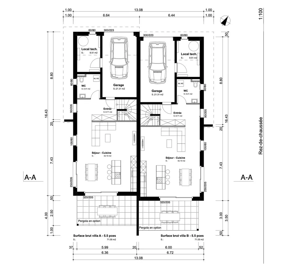 Villa Doppelhaus in Collombey – Foto 6 von 6