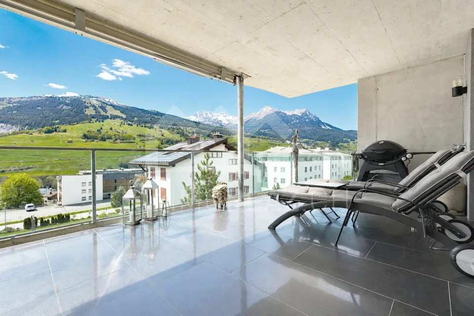 Schöne 3½ Zi.-Ferienwohnung an ruhiger Lage in Savognin