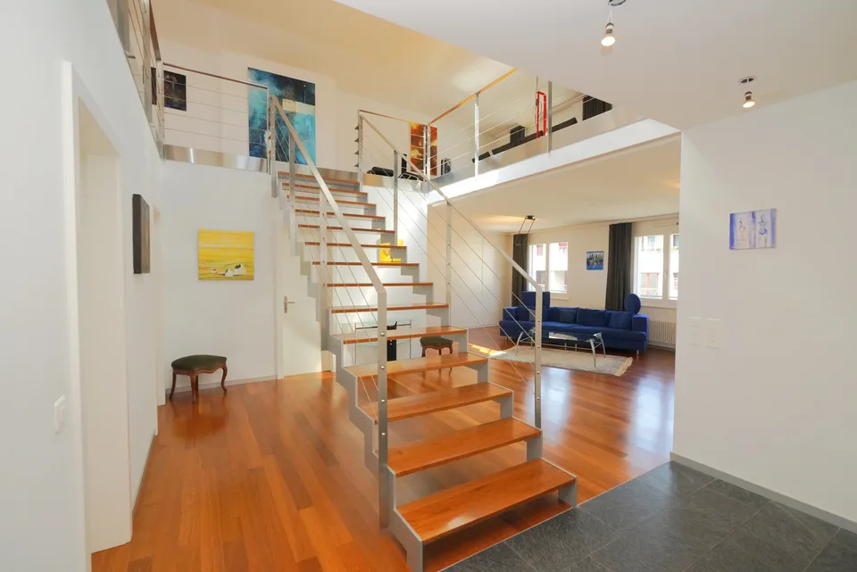Prächtiges Dachgeschoß-Duplex im Stadtzentrum von Sierre
