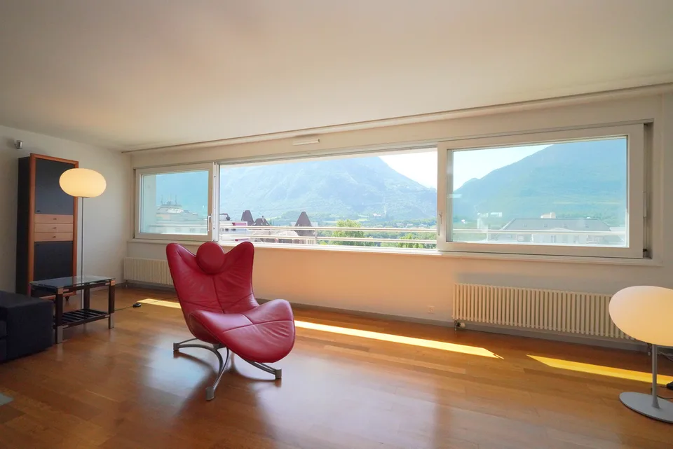 Prächtiges Dachgeschoß-Duplex im Stadtzentrum von Sierre