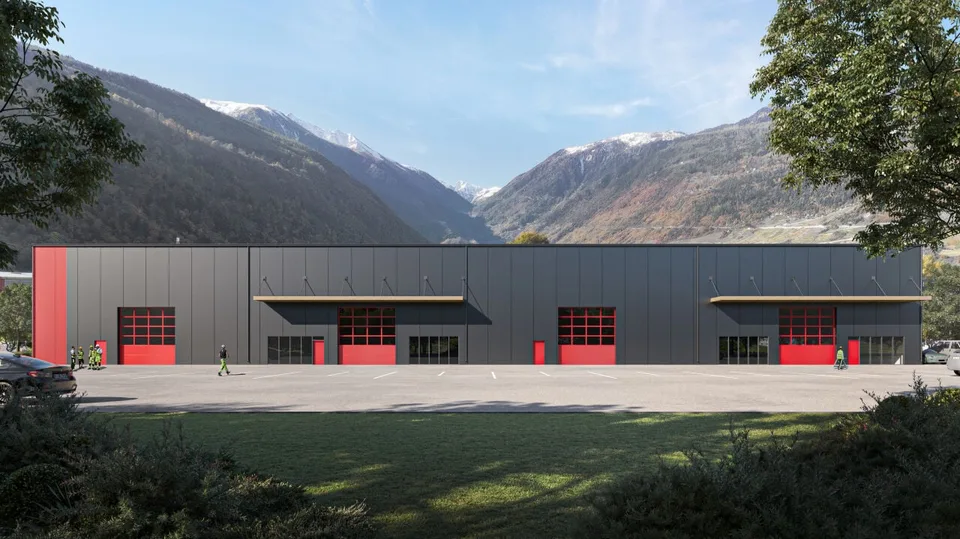 Industriehalle in Martigny zu verkaufen - Investitionsmöglichkeit mit hoher Rendite