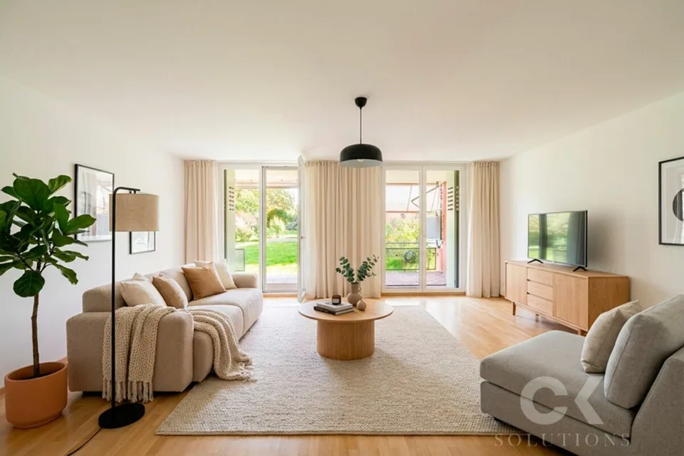Grosszügige 5-Zimmer-Gartenwohnung in Oberwil - Wohnen mit Stil, Raum und Natur