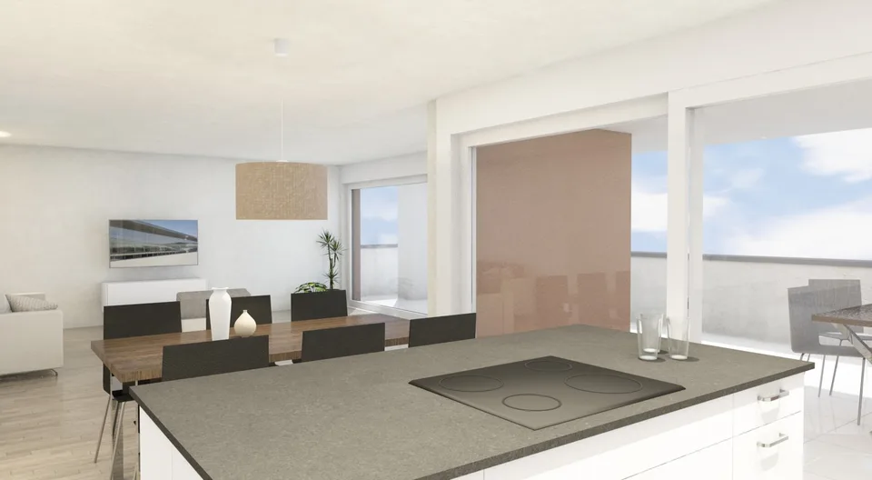 Nuovo edificio con 4½ appartamenti al piano terra e quote di terreno generose a Guldifeld 3182 Ueberstorf – foto 6 di 7