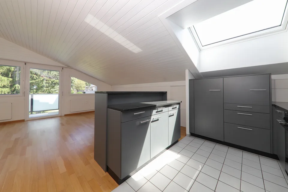 Moderne 2.0-Zimmer-Dachwohnung mit Charme