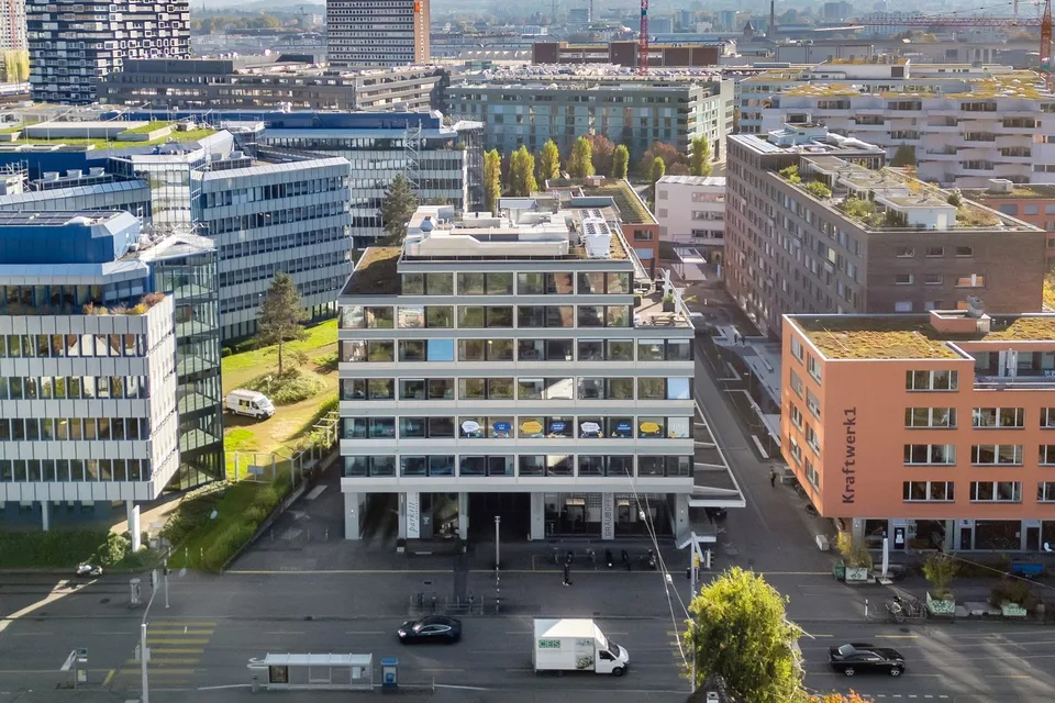 Geschäftig in Zürich-West