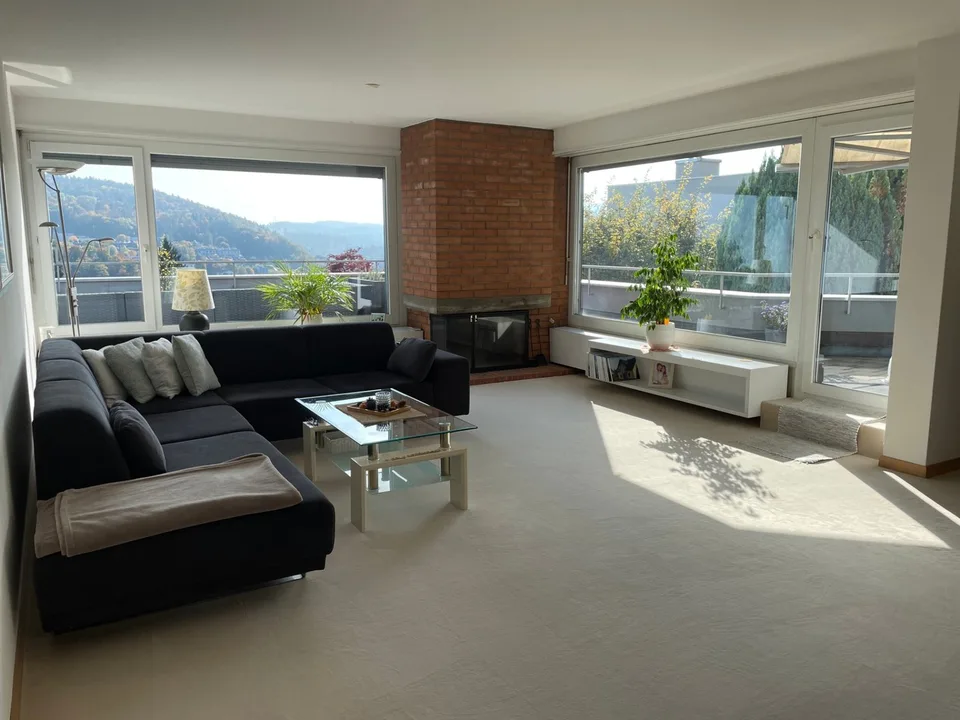 Appartement de terrasse exclusif avec vue imprenable sur Adliswil