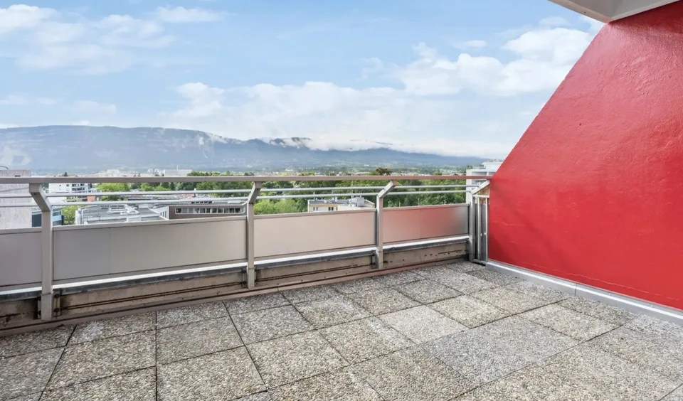 Grande duplex di 6 locali con vista panoramica a Onex