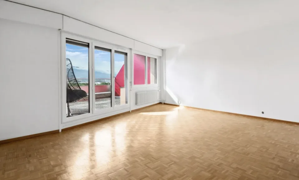 Grande duplex di 6 locali con vista panoramica a Onex