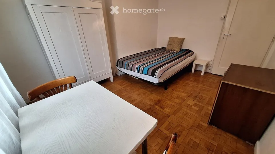 chambre meublée, proche du lac, eaux-vives, pour 1 salarié