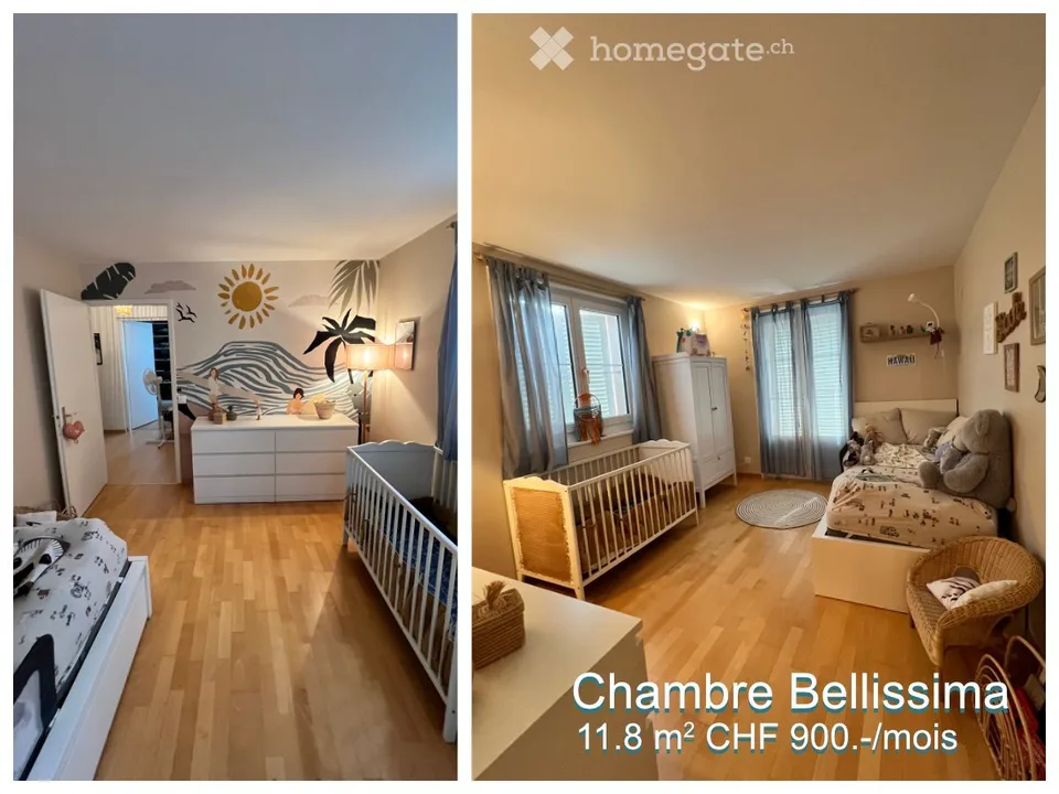 3 Zimmer in einer Wohngemeinschaft in einer Villa in Bellevue