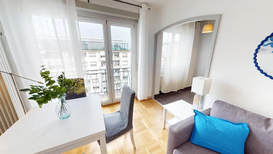 Charming 1-bed furnished apartment in Geneva's Charmilles district