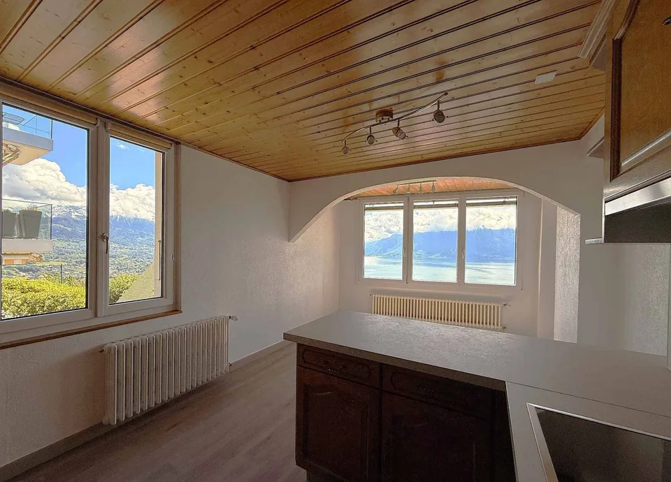 Charming 3.5 rooms with lake view