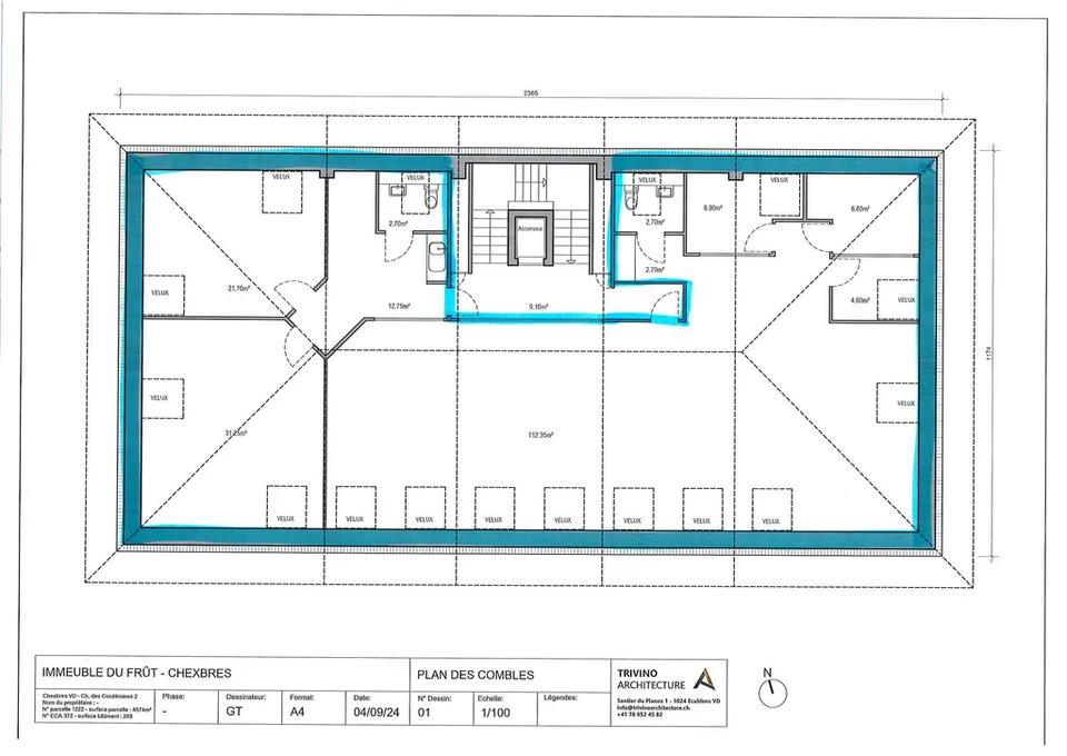 Büro von etwa 204 m2 im 3. Stock – Foto 12 von 12