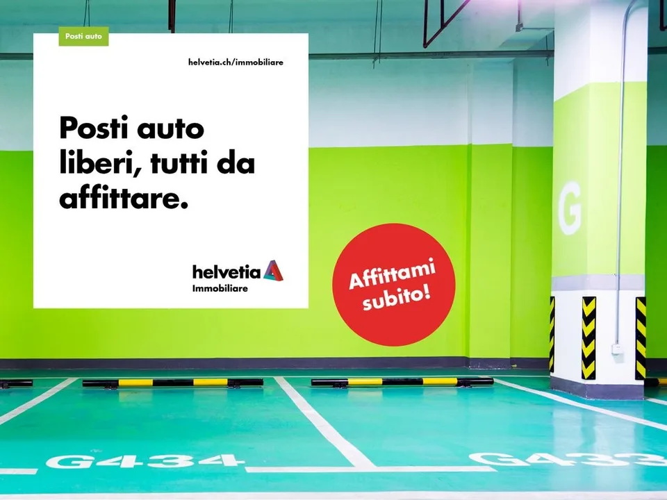 Posto auto coperto in zona lido a Locarno