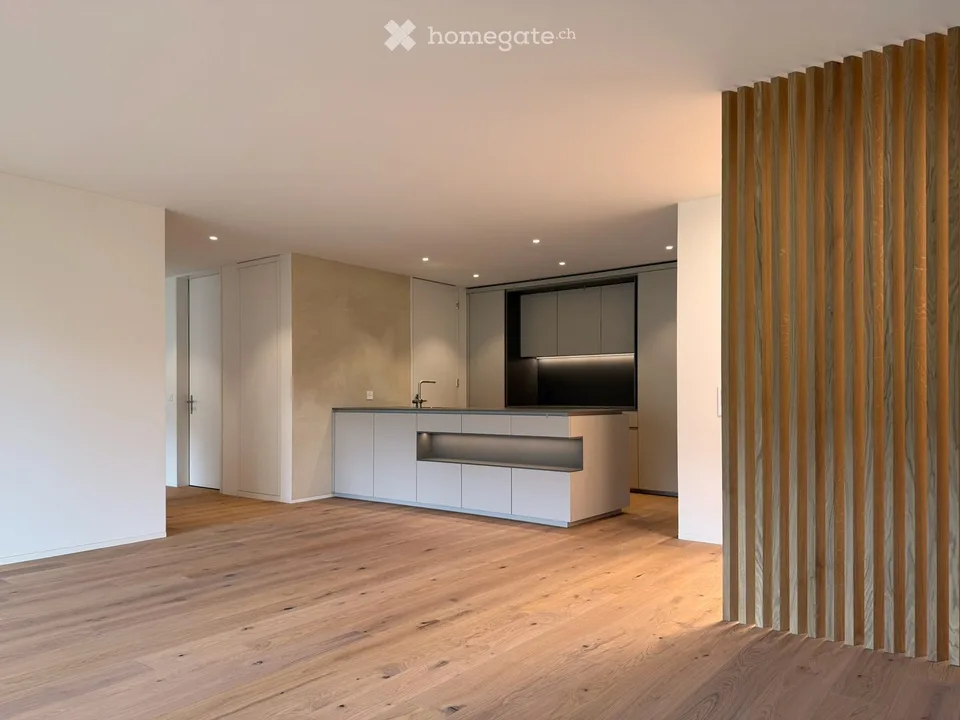 Moderne 3.5-Zimmer-Attikawohnung mit Bergblick in Obernau