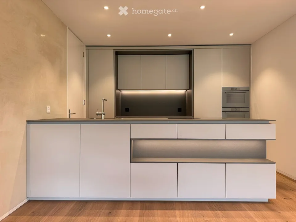 Appartamento mansardato moderno 3.5 locali con vista sulla montagna a Obernau