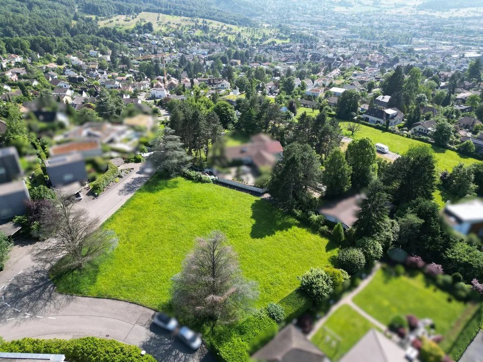Parcelle de terrain à bâtir attractive avec vue lointaine sur Schlossweg à Dornach
