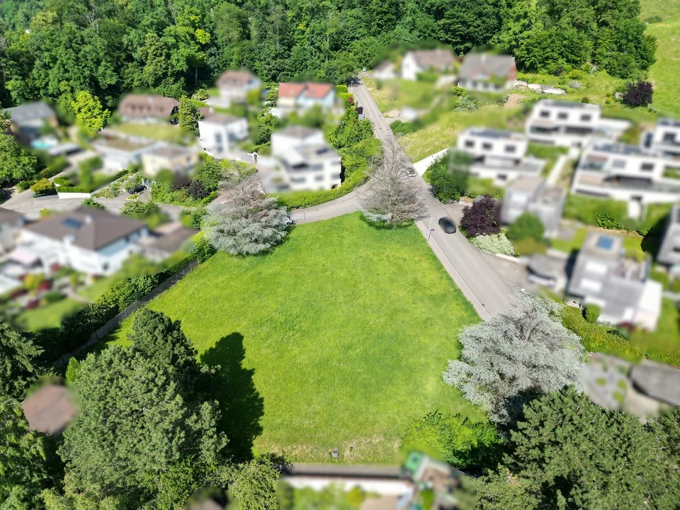 Parcelle de terrain à bâtir attractive avec vue lointaine sur Schlossweg à Dornach