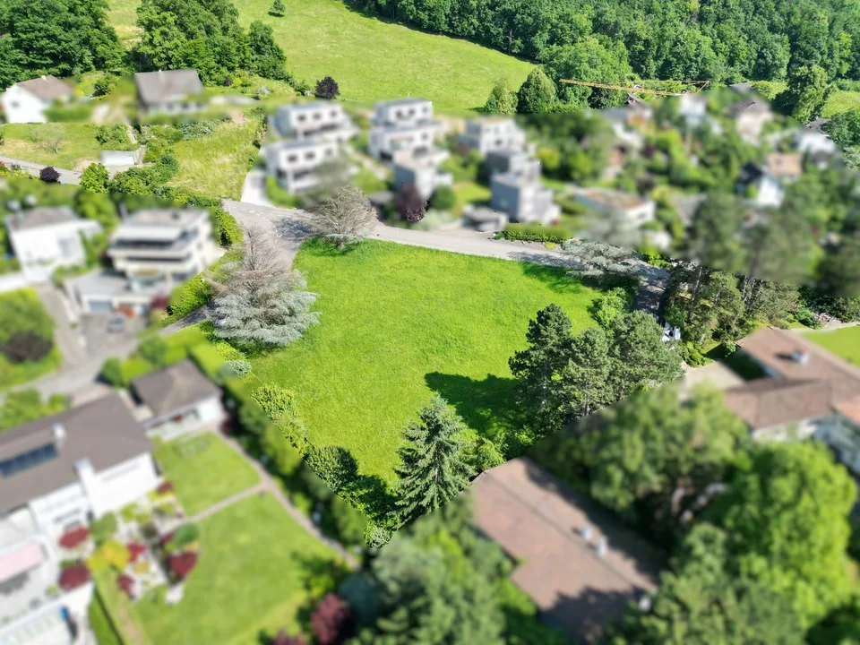 Attraktive Baulandparzelle mit Fernsicht am Schlossweg in Dornach