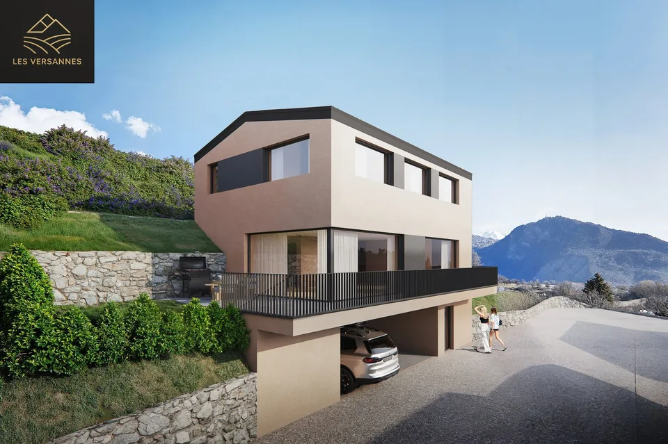 Maison individuelle moderne de 4.5/5.5 pièces à vendre à Grimisuat