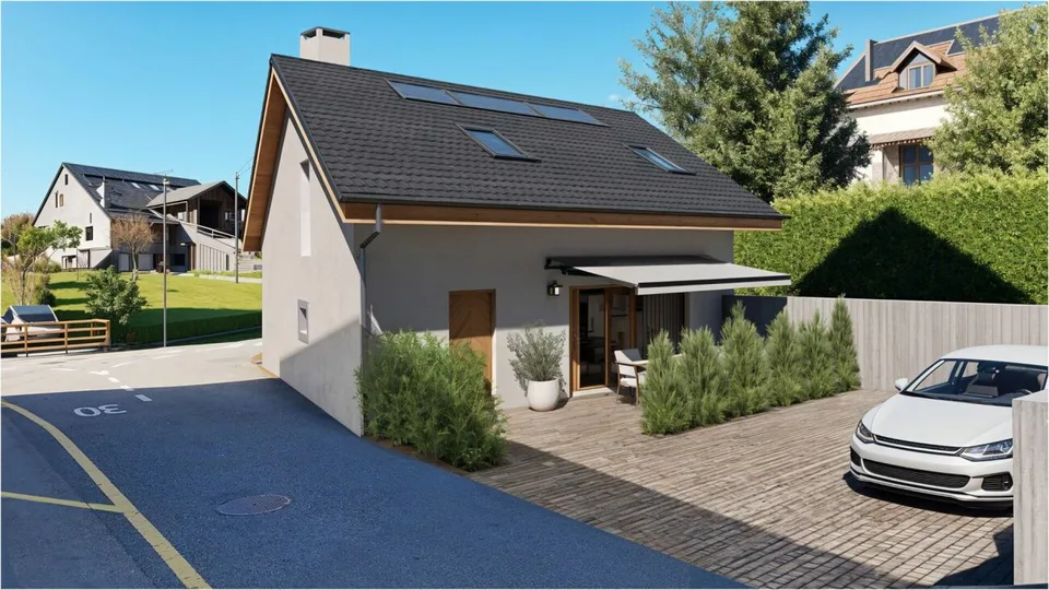Maison individuelle de 4.5 pièces à vendre au centre de Daillens