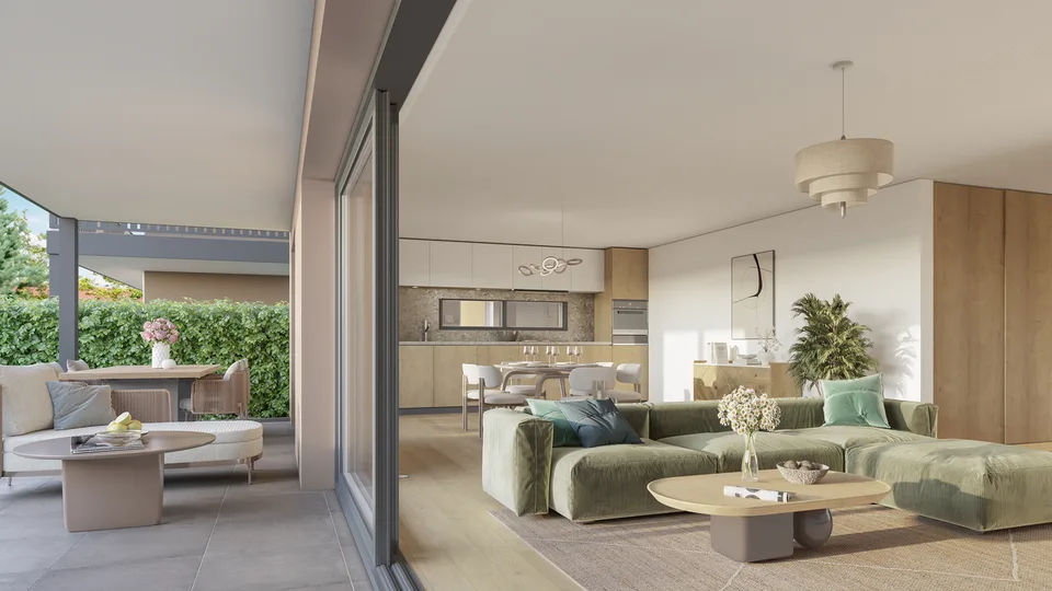 Neue Residenz - Attika mit 3.5 Zimmern und Terrasse