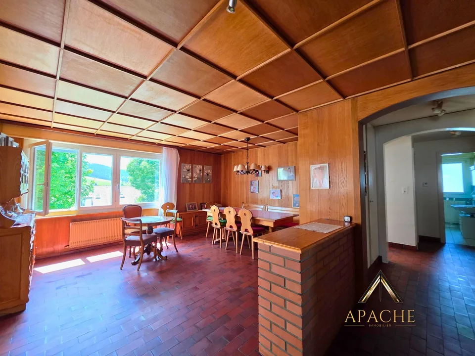 Ampia casa familiare, 2 appartamenti che possono essere uniti e 5 garage