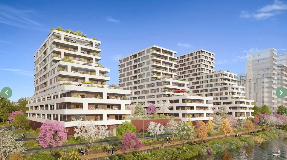 Moderne 3-Zimmer-Wohnung mit Flussblick in Huningue – Foto 6 von 7