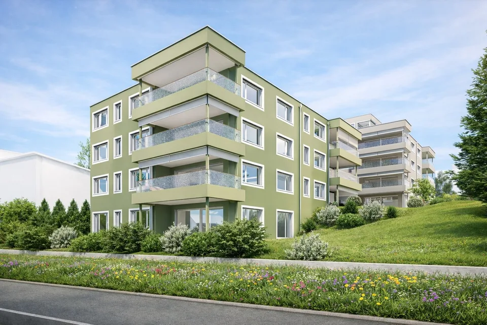 Moderne 3.5-Zimmer-Neubauwohnung mit Balkon und herrlicher Aussicht in Menziken