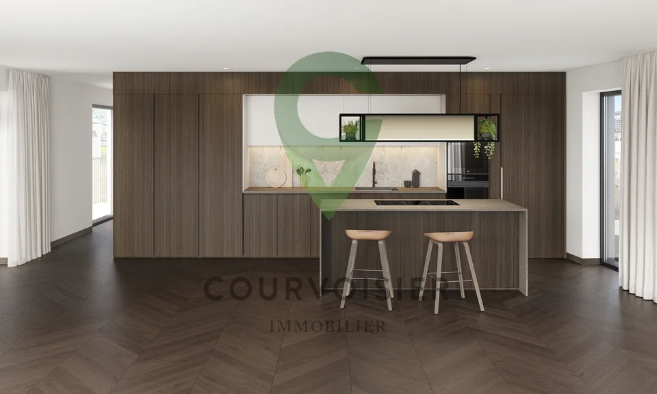 5,5pcs de standing avec vue idéalement situé aux portes de Lausanne