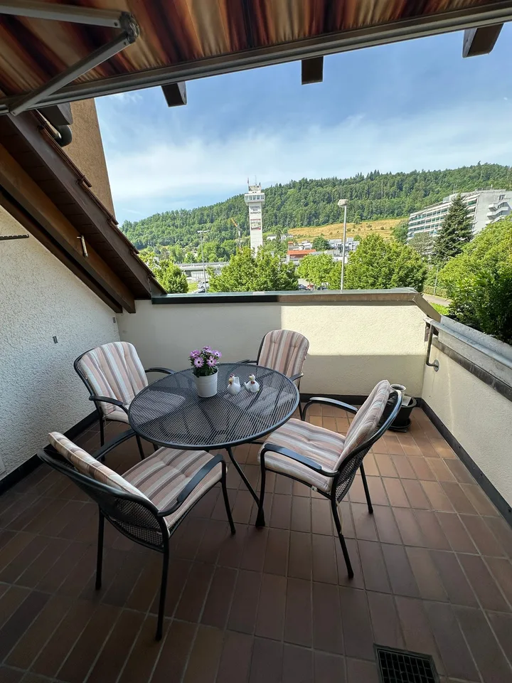 Geräumige 4.5-Zimmer Wohnung mit Riesengalerie (80m2) mit Panoramablick in Zurzach
