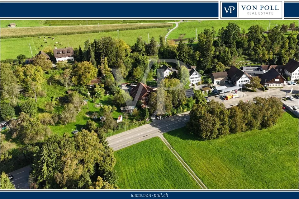 Seltene Landreserve am Zürichsee: Grosszügiger Parzellenverbund mit vi