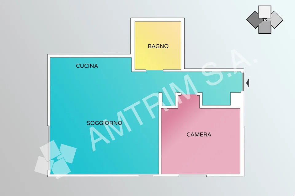 Appartement moderne 2.5 pièces à Chiasso - Possibilité de location