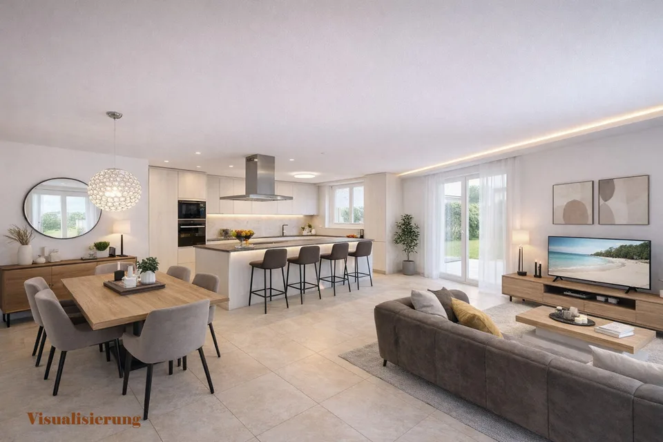 Exklusive 5.5-Zimmer-Maisonette-Gartenwohnung