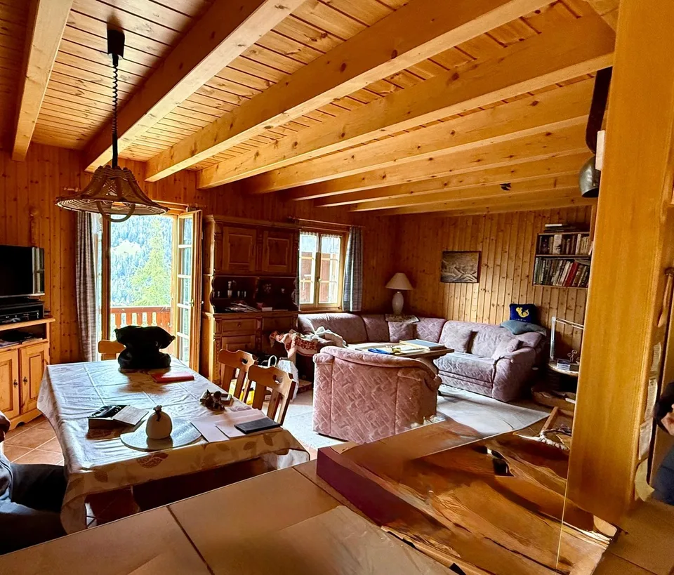 Chalet mit 6.5 Zimmern und Panoramablick auf die Berge in Anniviers