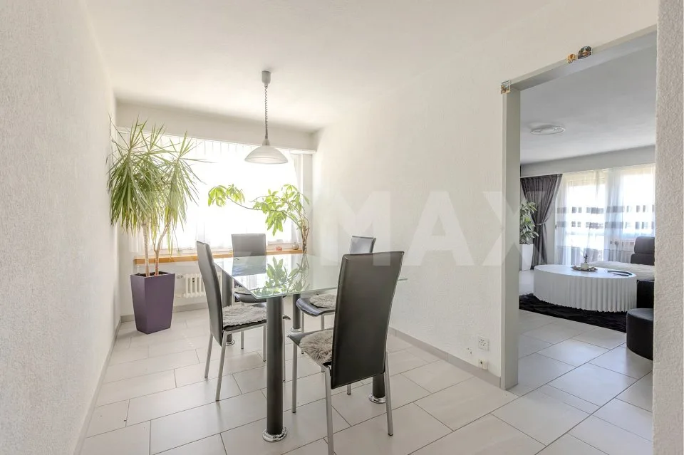 Appartement attractif, bien entretenu de 3,5 pièces dans un endroit calme avec vue lointaine à Brunnen SZ