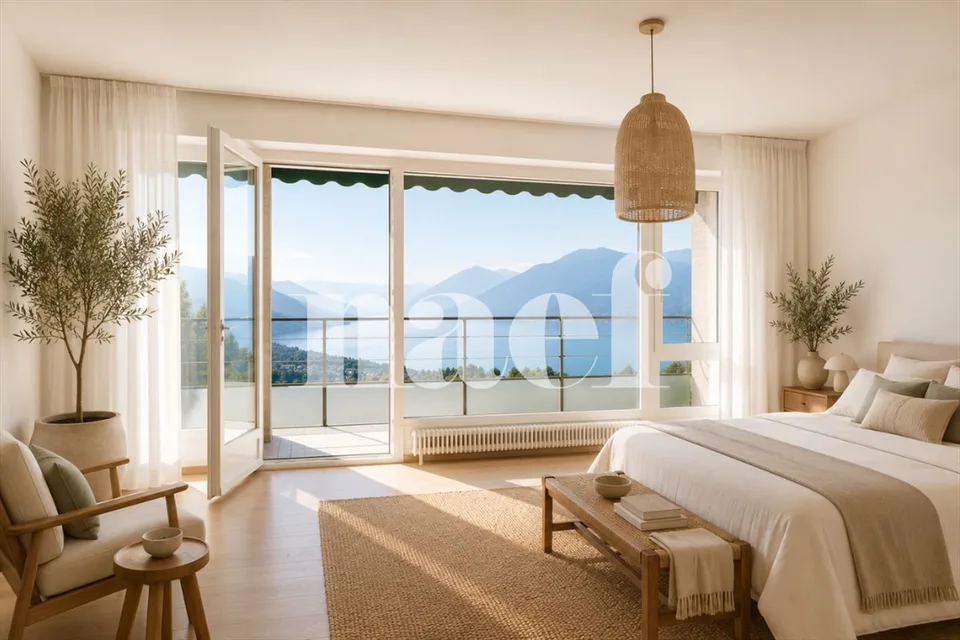 Duplex-Wohnung mit 4.5 Zimmern und Panoramablick auf den See in Chardonne zum Verkauf – Foto 12 von 13