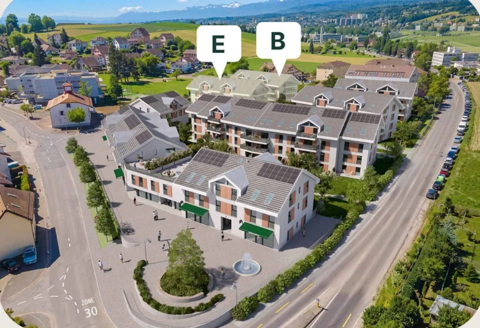 Dachboden: Geräumiges 2.5-Zimmer-Appartement mit 7m² Balkon