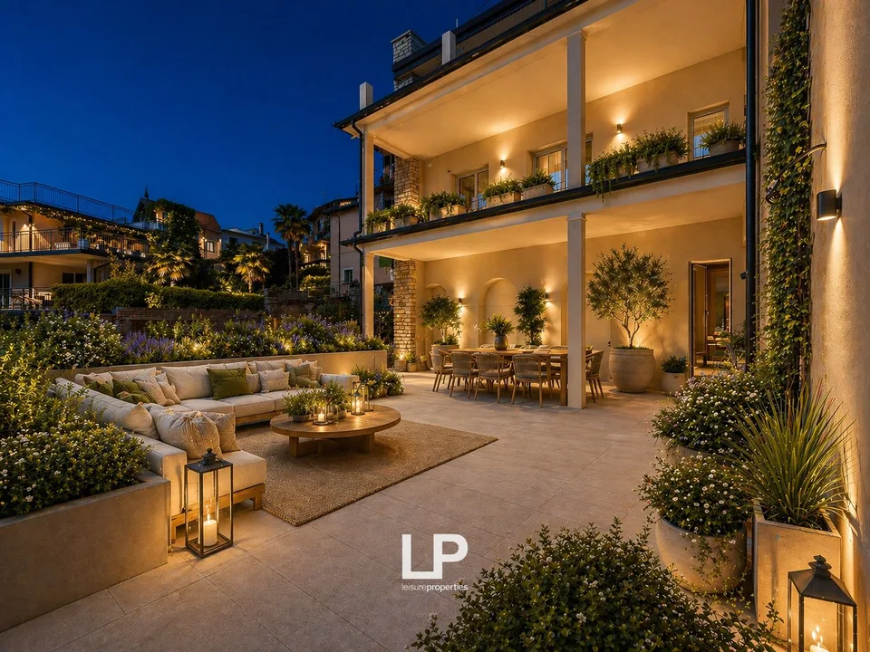 Appartement avec grande terrasse et vue sur le lac