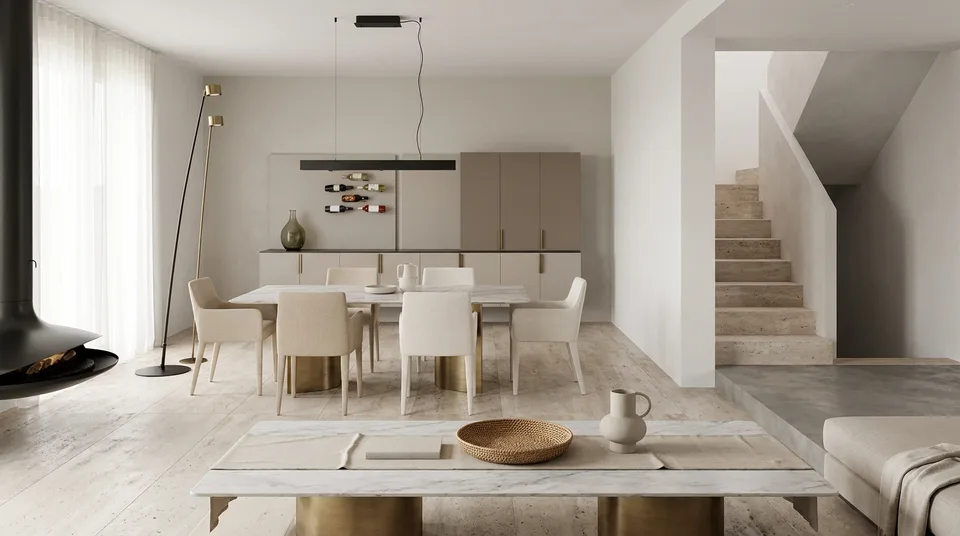 Elegante attico con terrazza panoramica