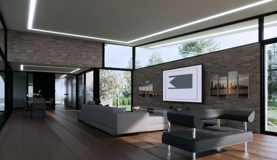 Villa moderne avec un design unique et inobtenable !
