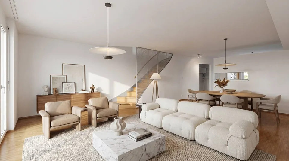 SPACIEUX 5.5 PIÈCES EN TRIPLEX AU CUR DE CHAVORNAY