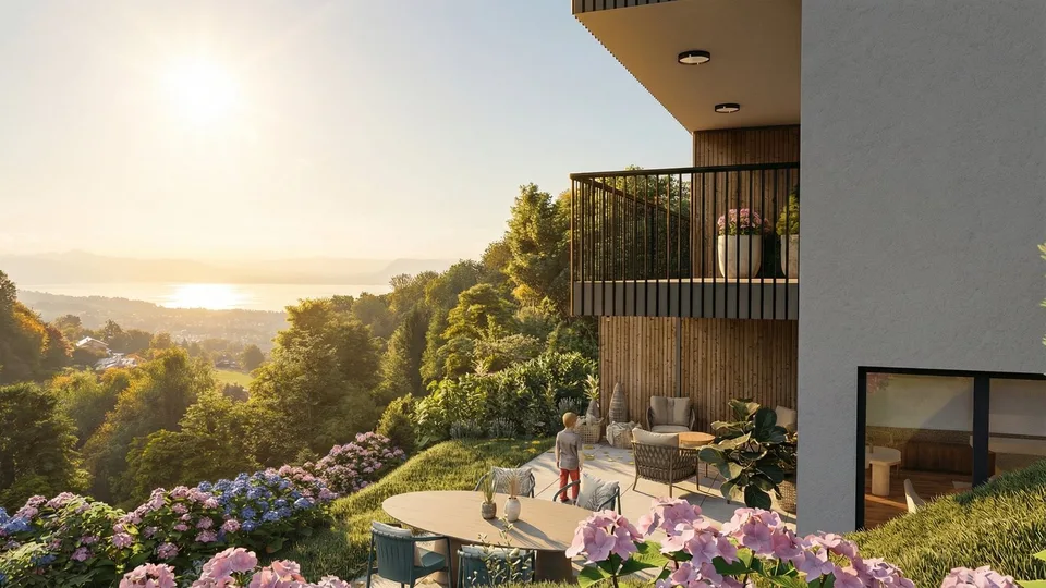 Nuova promozione di quattro ville a Jongny con vista sul Lago di Ginevra – foto 10 di 10