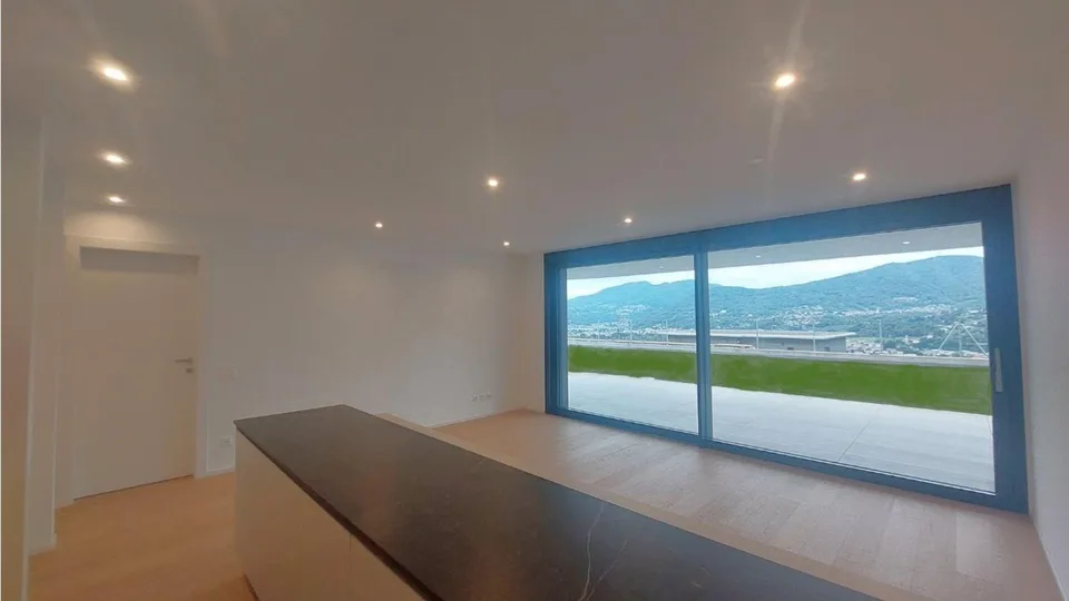 Montagnola: Luxuswohnung mit Panoramablick und privatem Garten – Foto 6 von 13