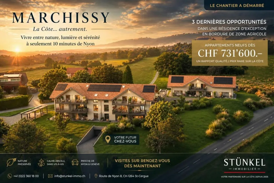 Dernières disponibilités - Plus que 3 appartements disponibles à Marchissy