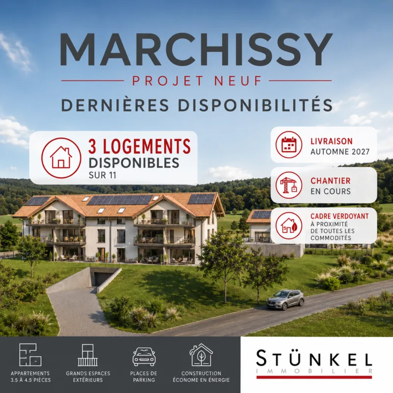 Ultime disponibilità - Solo 3 appartamenti disponibili a Marchissy
