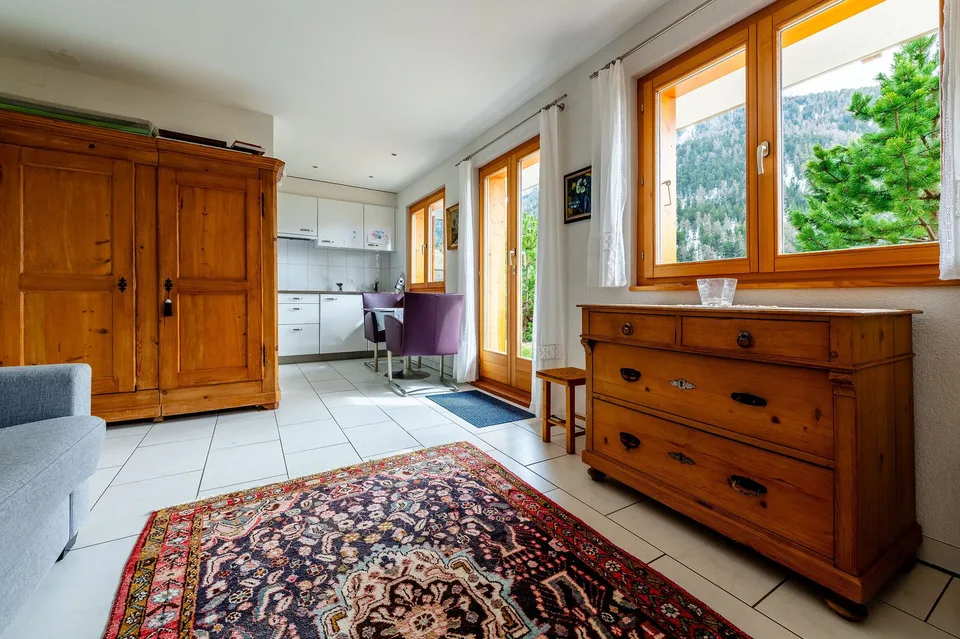 Chalet Le Nid a St-Luc – Studio 30m2 con grande terrazza, a 200m dalle piste