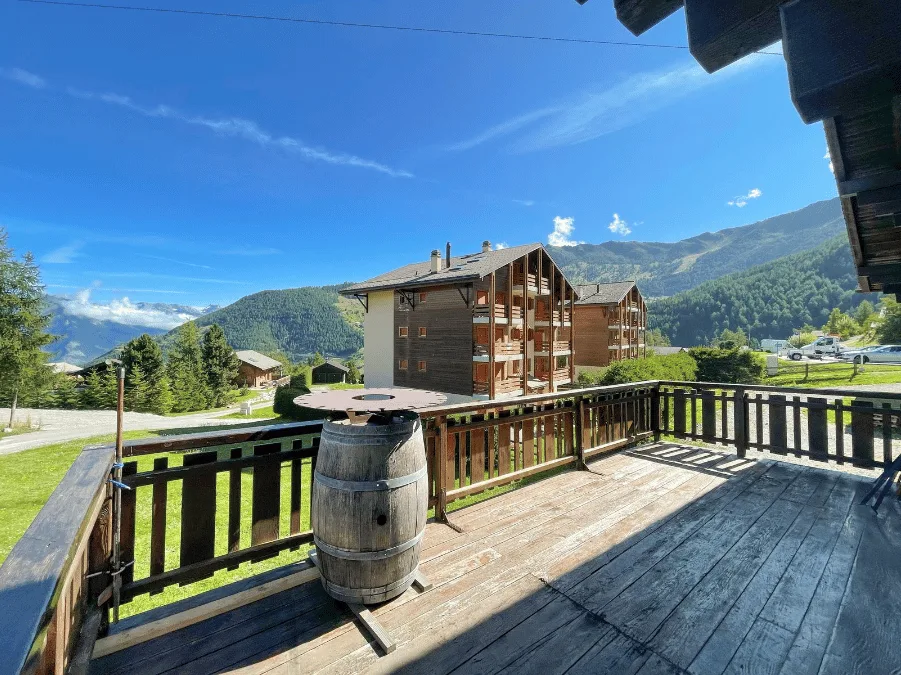 Authentisches Bergchalet mit Panoramablick in La Tzoumaz